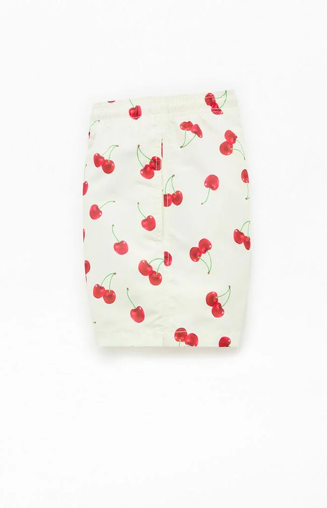 PacSun Cherry 4.5" Swim Trunks 3