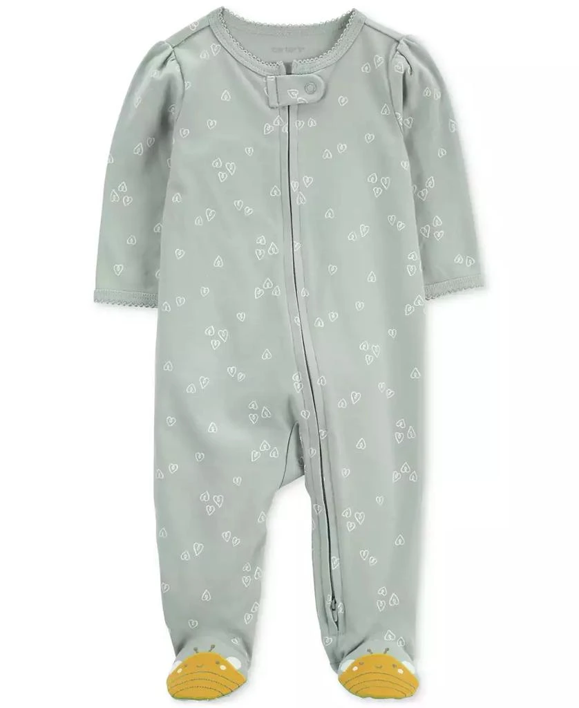 Carter's Baby Boys and Baby Girls 2-Way Zip Sleep and Play Coverall 1