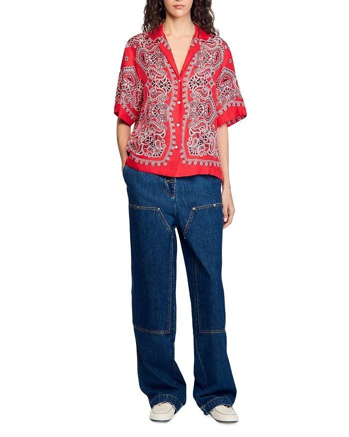 Sandro Bandana Print Shirt 2