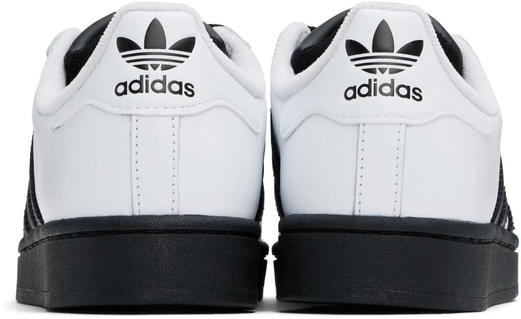 Adidas Big Kids White & Black Superstar II Sneakers 2