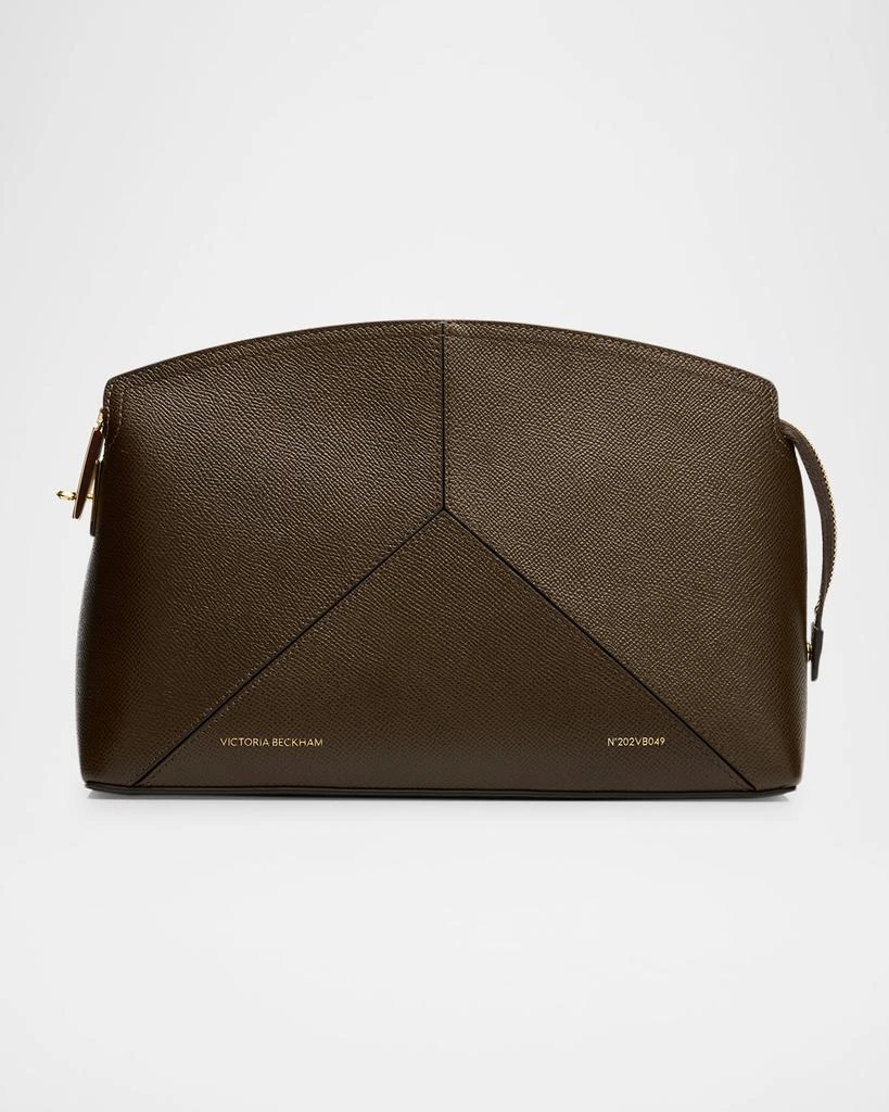 Victoria Beckham The Victoria Zip Leather Clutch Bag 1