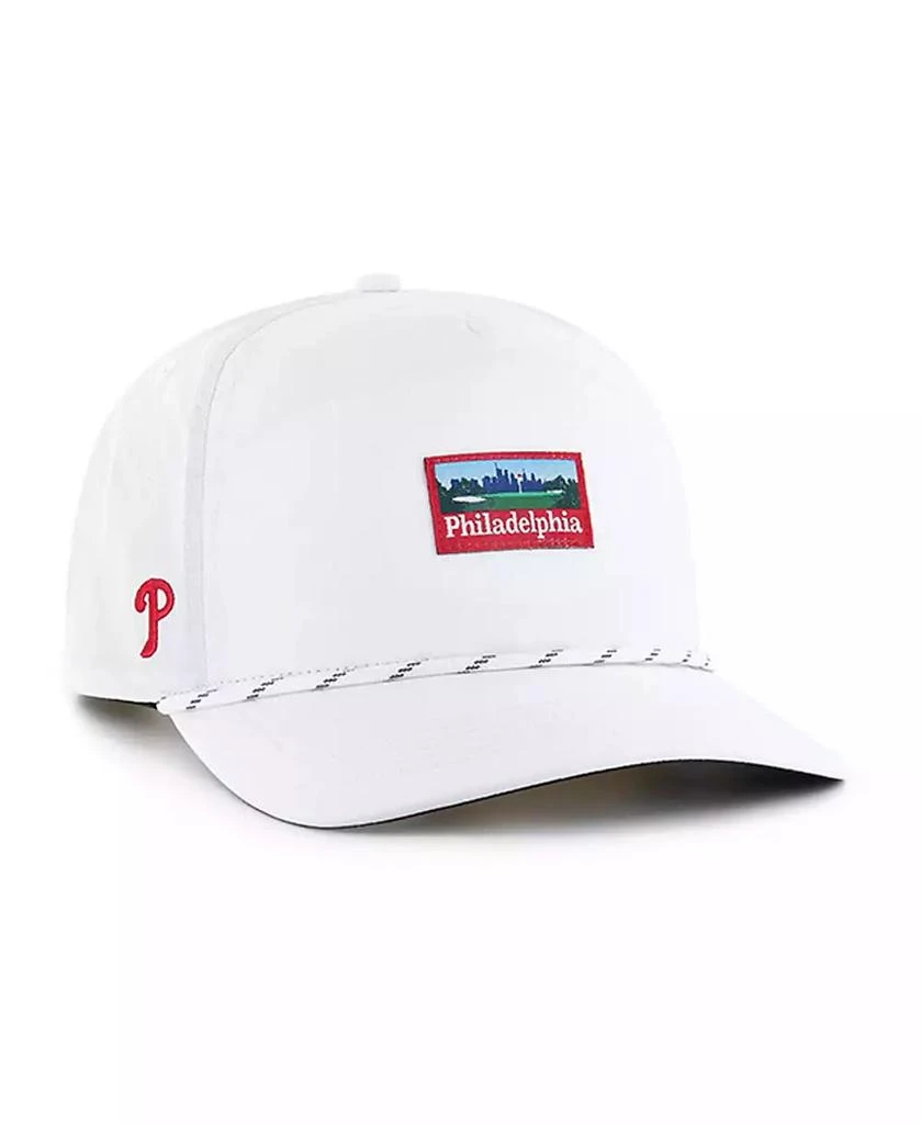 47 Brand Men's White Philadelphia Phillies Vacation Golf Hitch Adjustable Hat 1