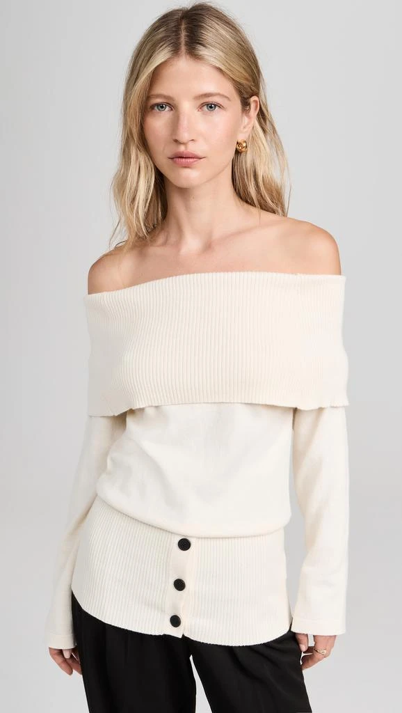 Pixie Market Louise Off The Shoulder Knit Top 1