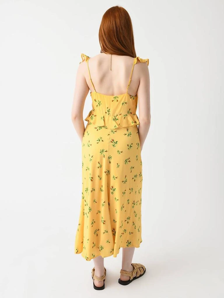 Kitri Rosemary Midi Dress In Buttercup Rosebud Print 3