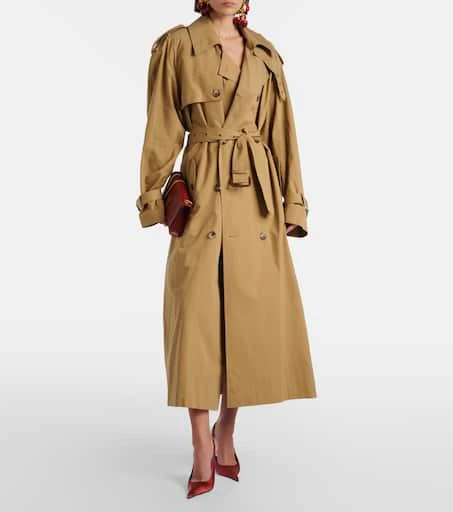 Yves Saint Laurent Cotton and silk trench coat 2