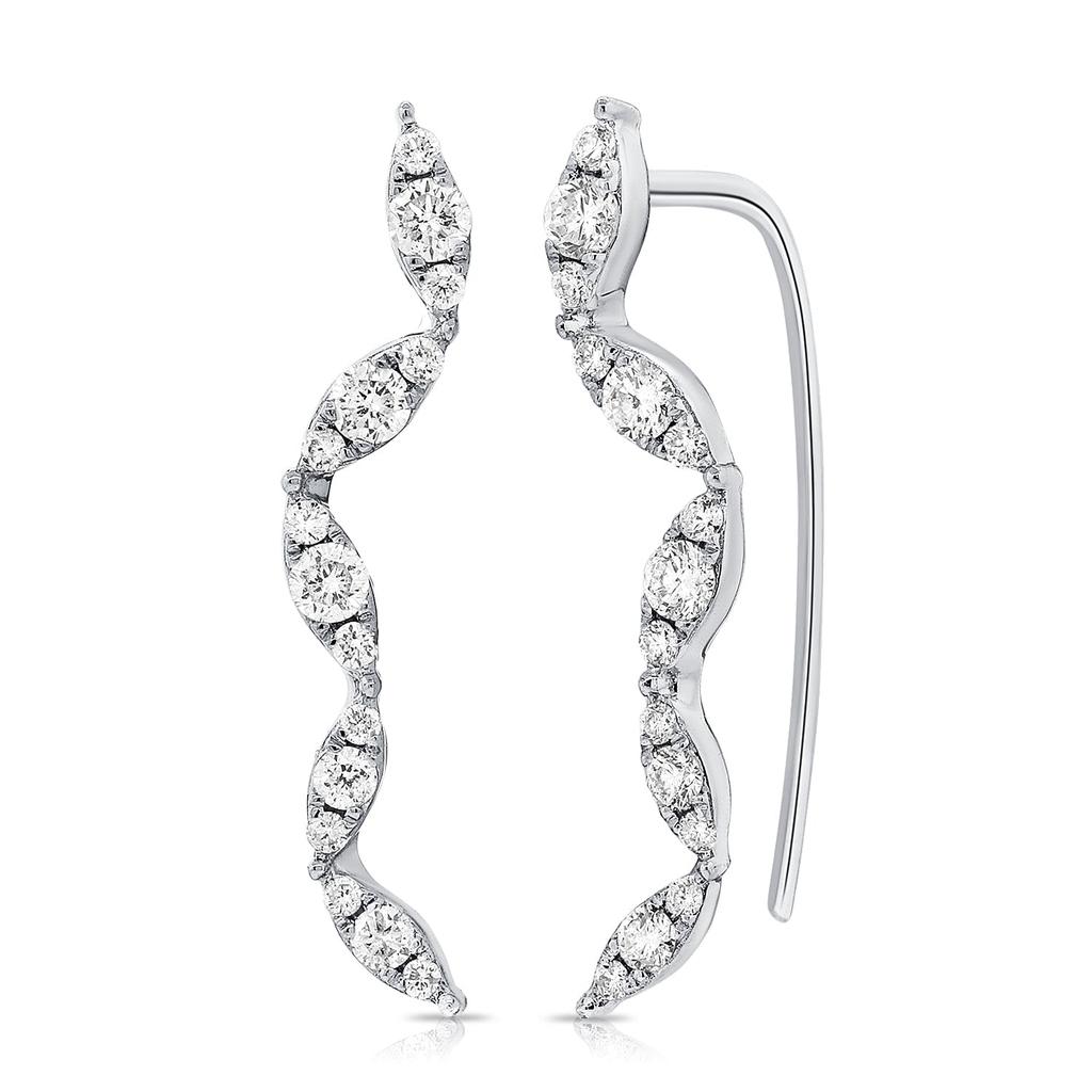Sabrina Designs 14k Gold & Diamond Ear Climber Earrings