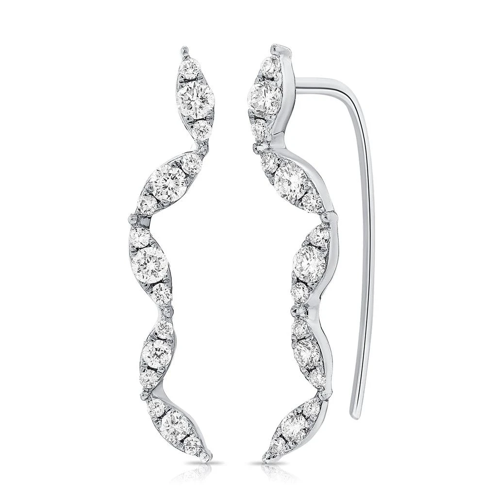 Sabrina Designs 14k Gold & Diamond Ear Climber Earrings 1