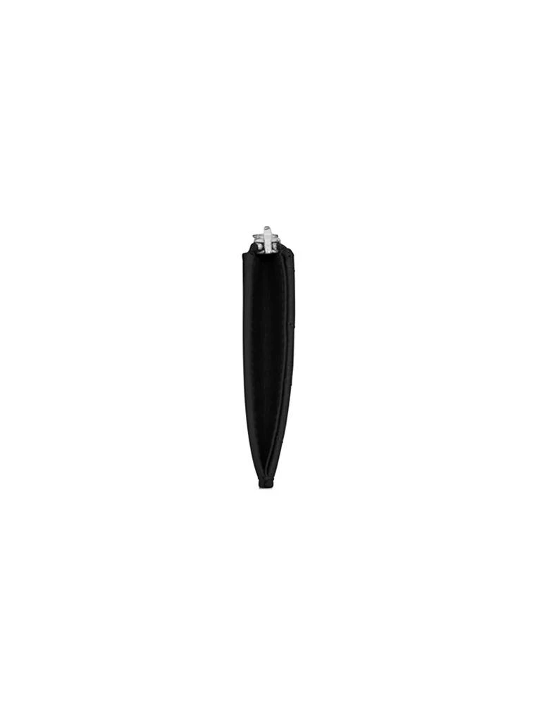 Yves Saint Laurent Cassandre Saint Laurent Matelass Zipped Fragments Card Case in Grain de Poudre Embossed Leather 3