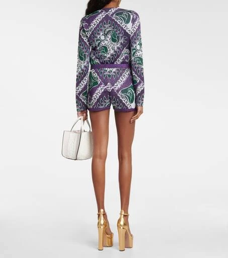 Valentino High-rise printed shorts 3