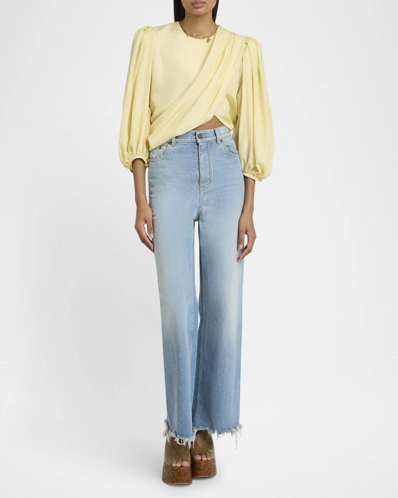 Chloé Draped Cropped Top 2