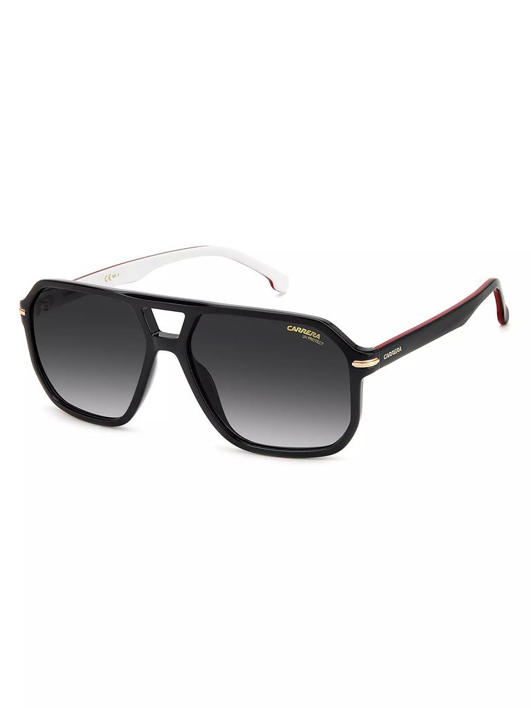 Carrera 59MM Plastic Square Sunglasses