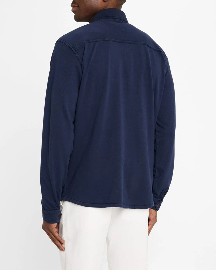 Peter Millar Men's Lava Wash Fleece Knit Shirt Jacket 3