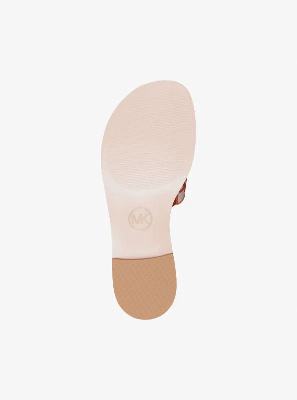 Michael Kors Hannah Logo Jacquard Slide Sandal 6