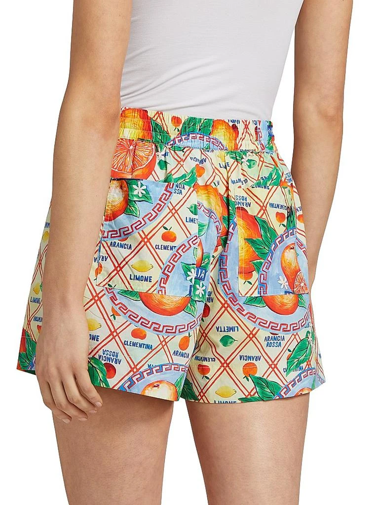 Damson Madder Arancia Print Drawstring Shorts 5