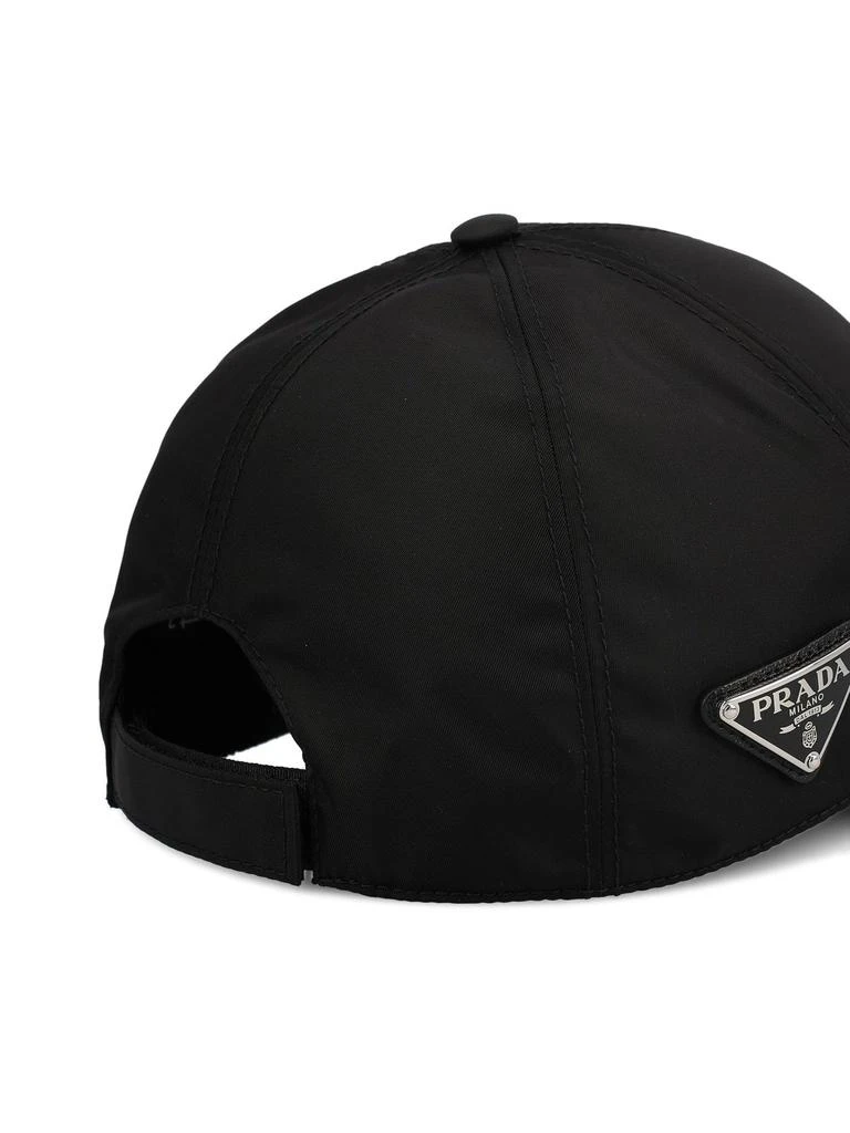 Prada Prada Logo Plaque Baseball Cap 4