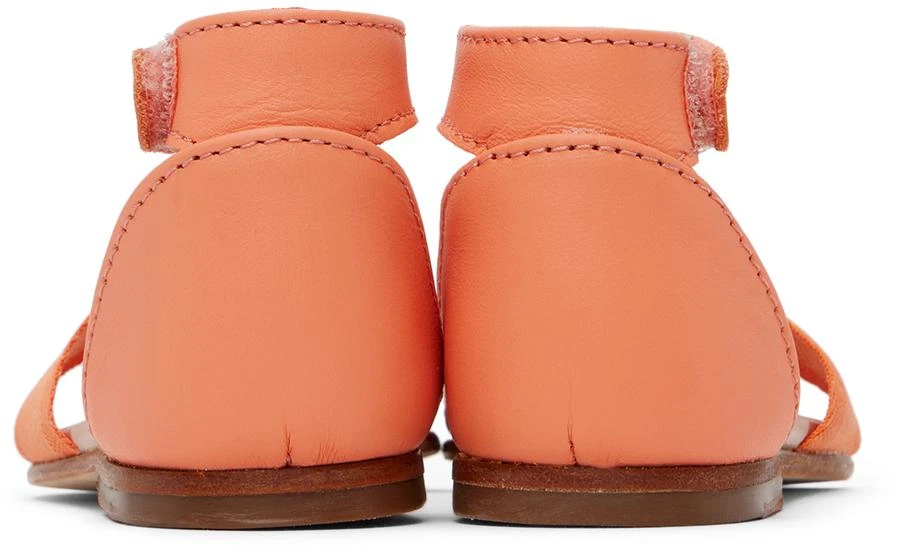 Chloé Baby Pink Logo Sandals 2