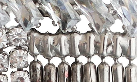 Panacea Crystal 
Ball Chain Fringe Drop Earrings 2