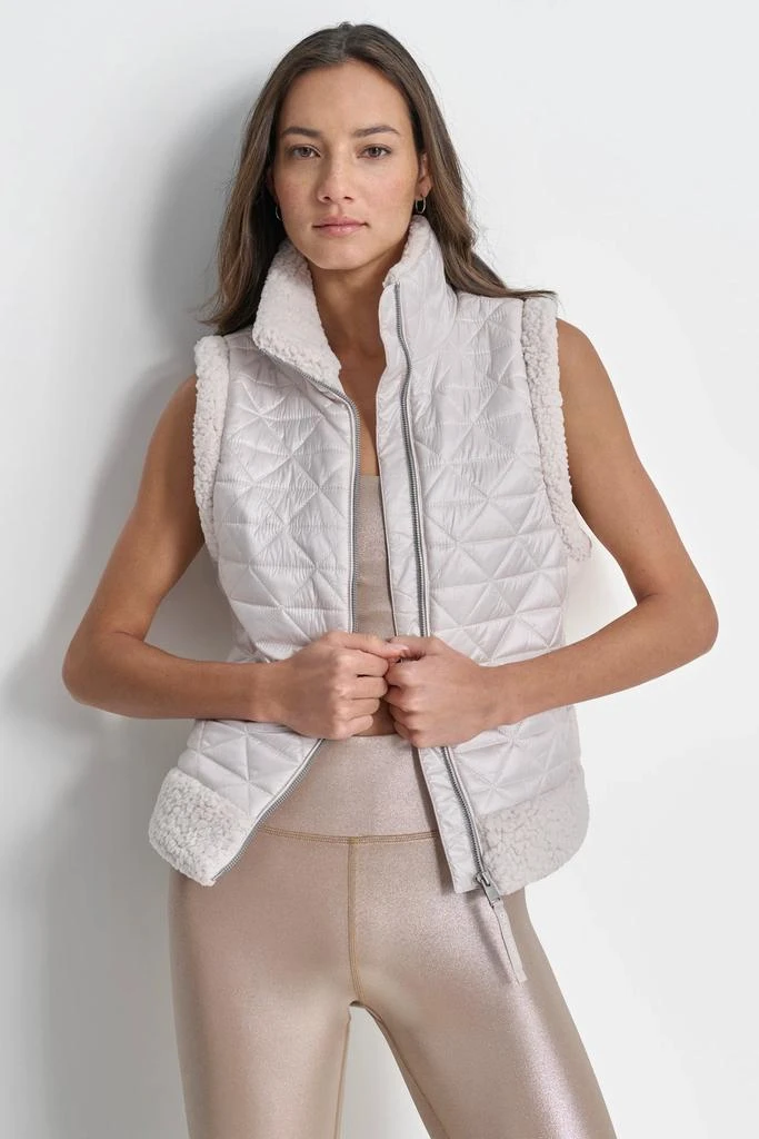 DKNY DIAMOND QUILTED PUFFER VEST 1