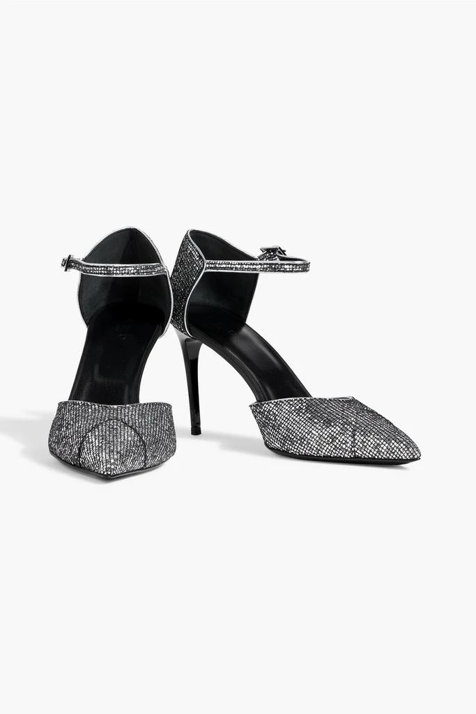 IRO Zania glittered leather pumps 2
