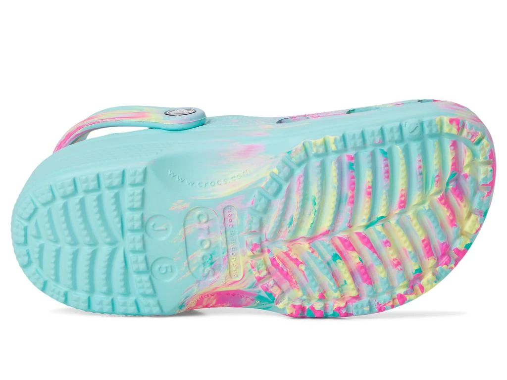 Crocs Classic Marbled Tie-Dye Clog (Little Kid/Big Kid) 3