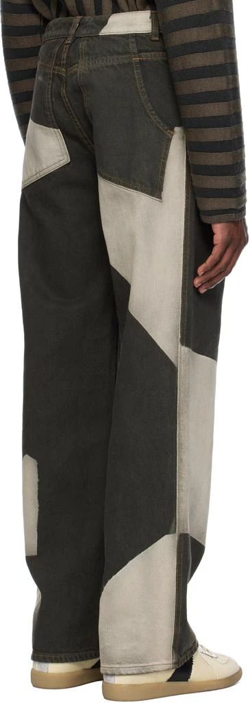Eckhaus Latta Gray Wide Leg Jeans 3