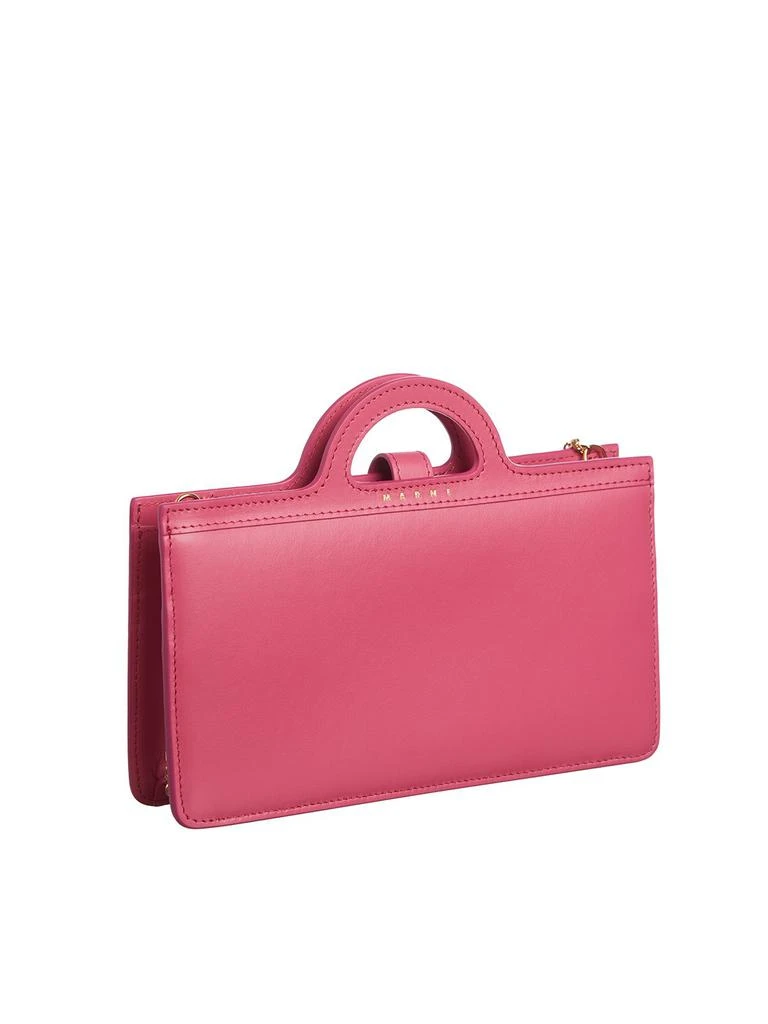 Marni Marni Logo Printed Chain-Linked Long Wallet 3