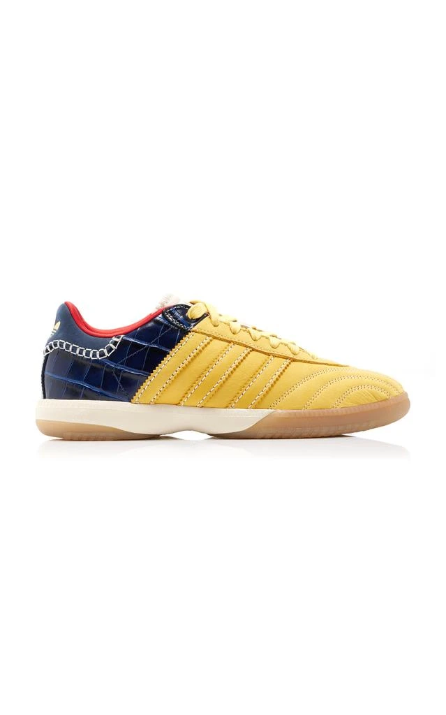 Adidas Adidas x Wales Bonner - Samba Suede Sneakers - Yellow - UK 8.5 - Moda Operandi 1