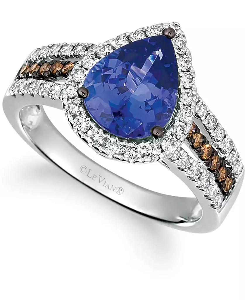 Le Vian Blueberry Tanzanite (2 ct. t.w.) 
Diamond (5/8 ct. t.w.) Ring in 14k White Gold (Also available in 14K Rose Gold and 14K Gold) 1