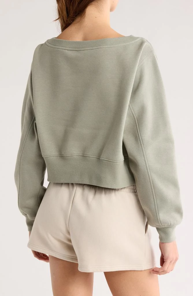 Abound V-Neck Crop Sweatshirt 2
