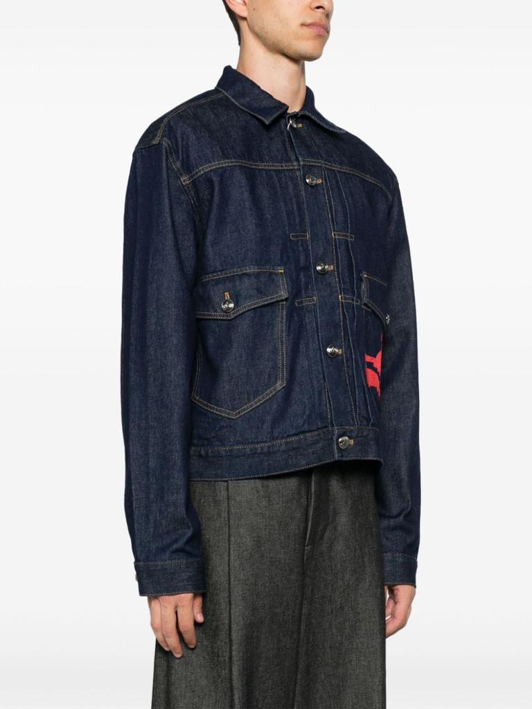 【送料&関税込】Vivienne Westwood Marlene Denim Jacket Vivienne Westwood Marlene Cropped Denim Jacket - L | Coggles