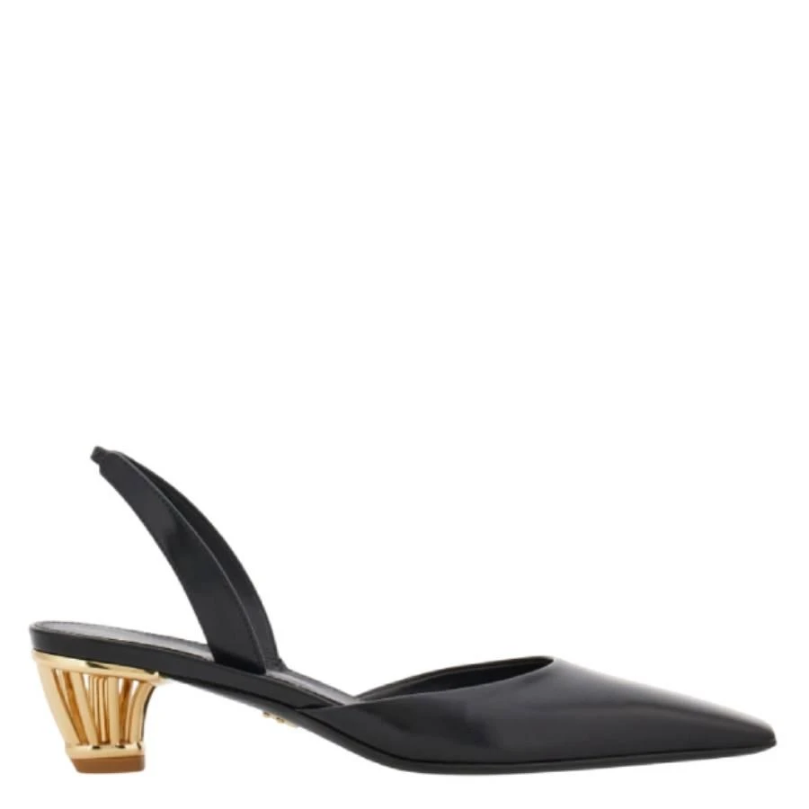 Salvatore Ferragamo Ferragamo Alyssa Cage-Heel Slingback Pumps, Size 7 C