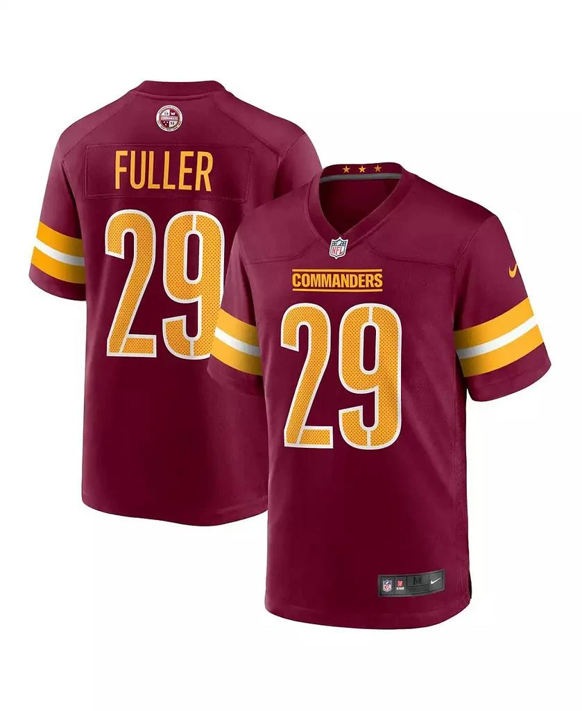 NIKE Men's Kendall Fuller Burgundy Washington Commanders Game Jersey 1