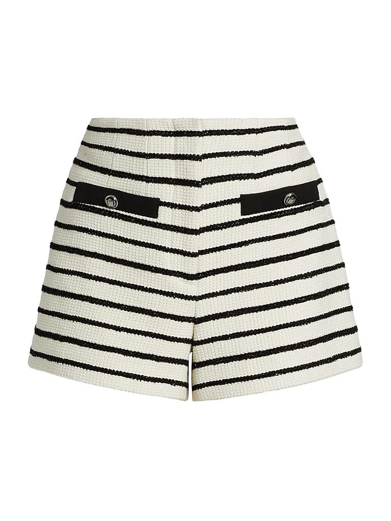 VERONICA BEARD Gershwin Striped Knit Shorts