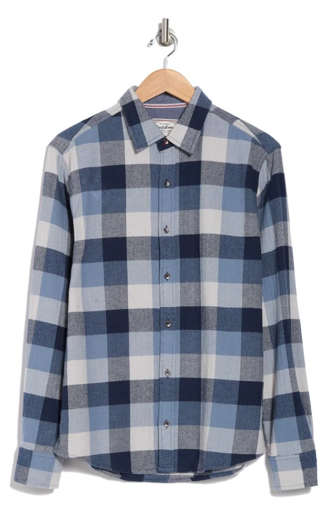 FLAG AND ANTHEM Guthrie Plaid Cotton Button-Up Flannel Shirt 3