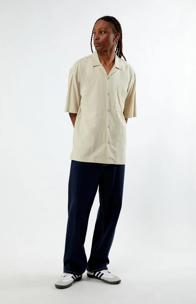 PacSun Suede Tencel Camp Shirt 4