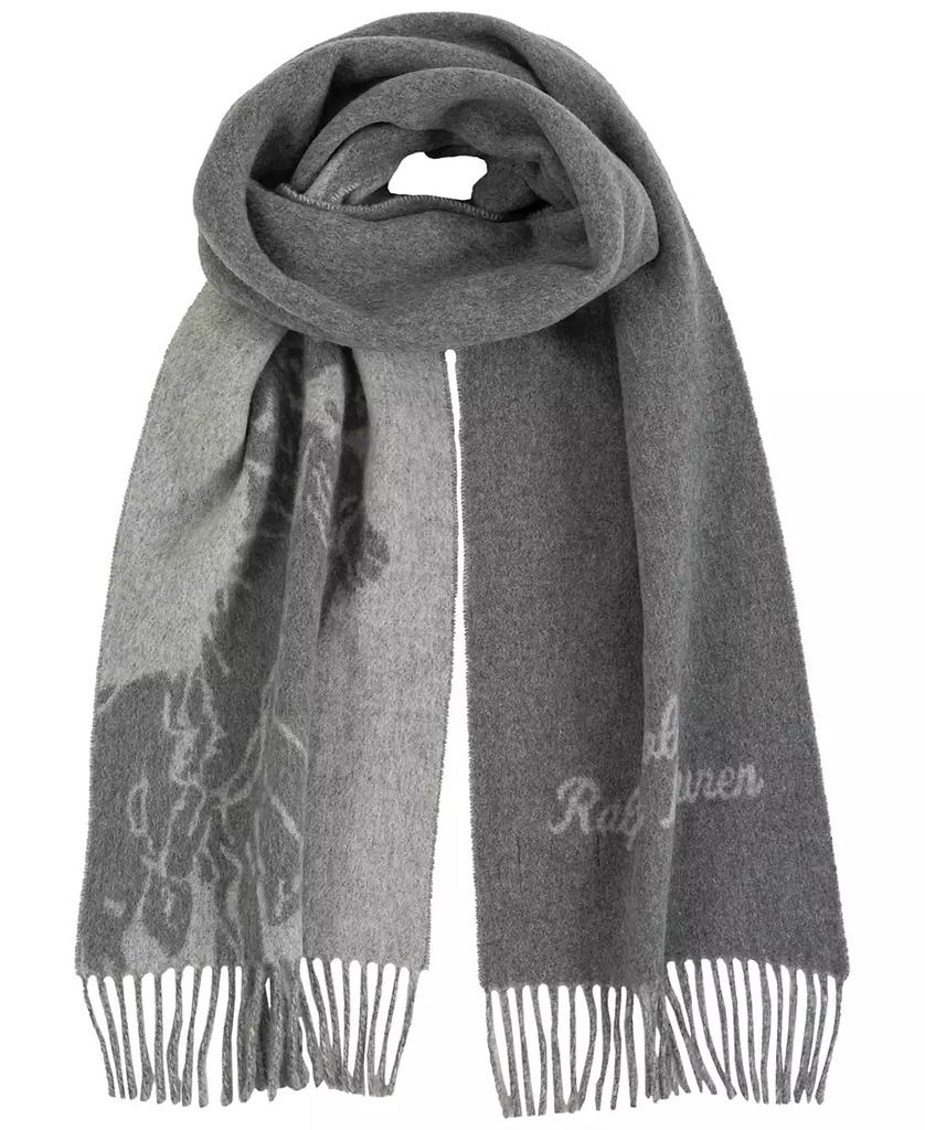 Ralph Lauren Men's Big Pony Jacquard Scarf