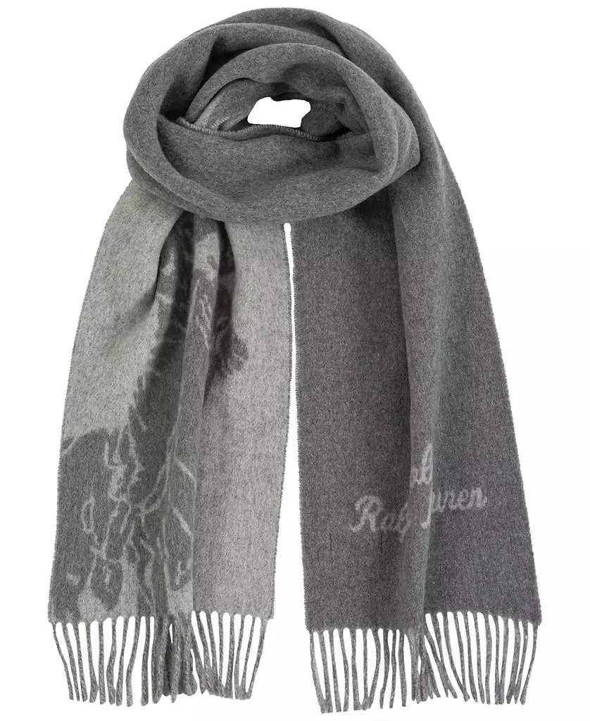Ralph Lauren Men's Big Pony Jacquard Scarf 1