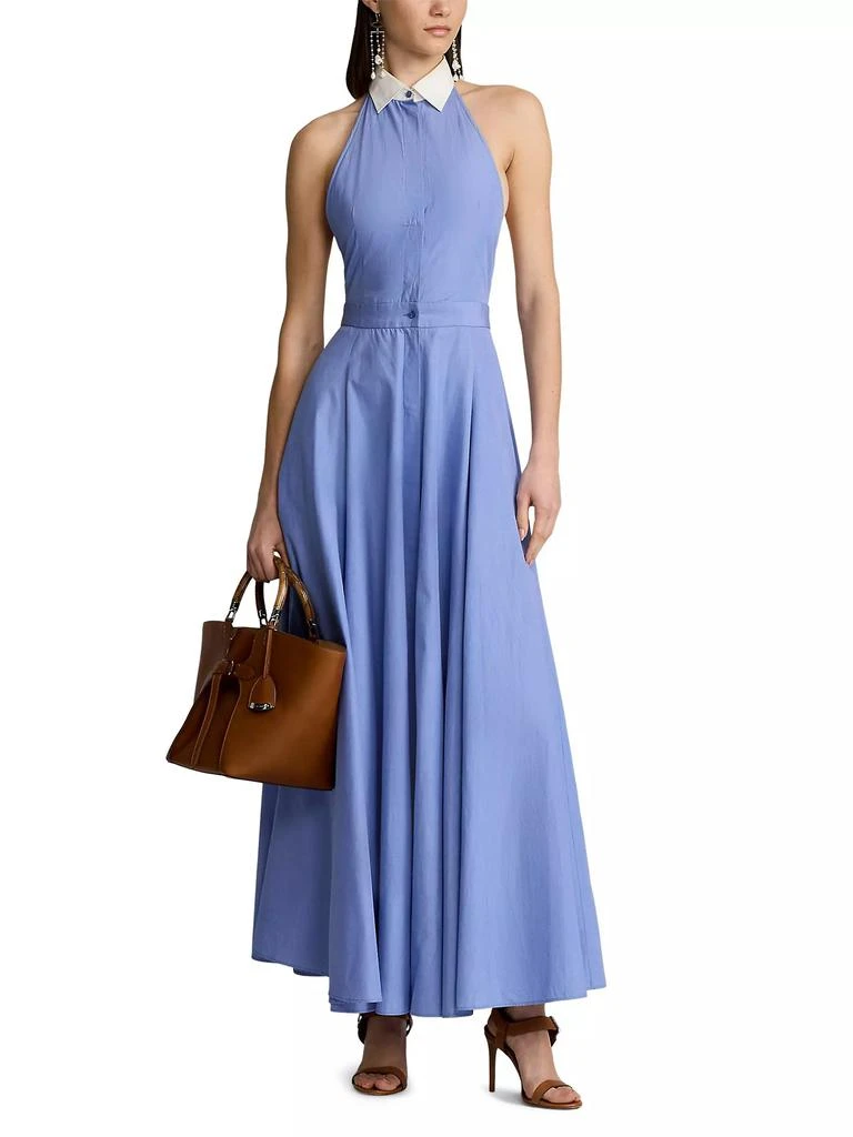Ralph Lauren Eldred Cotton Halter Maxi Dress 2