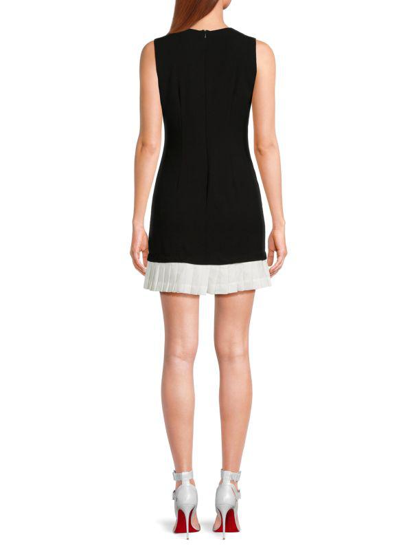 Lea & Viola Roundneck Sheath Mini Dress