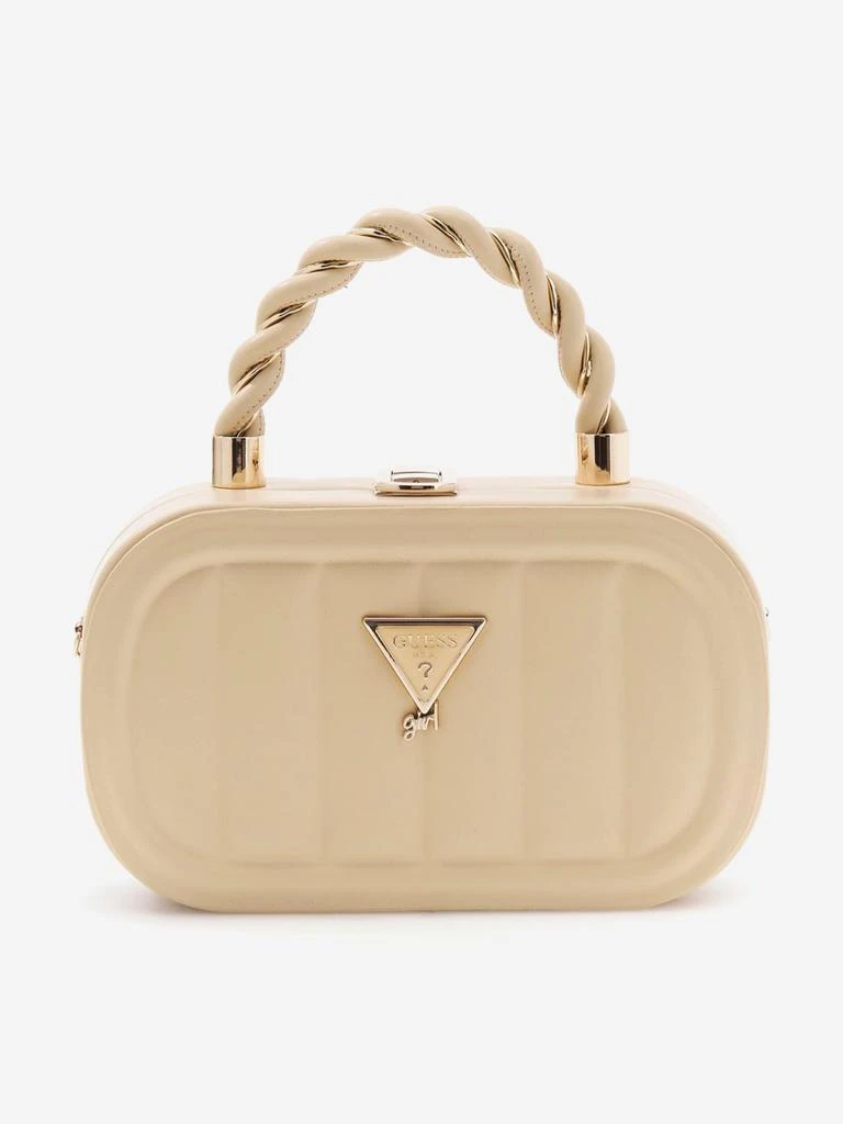 GUESS Guess Girls Hard Case Handbag in Beige (19.5cm)