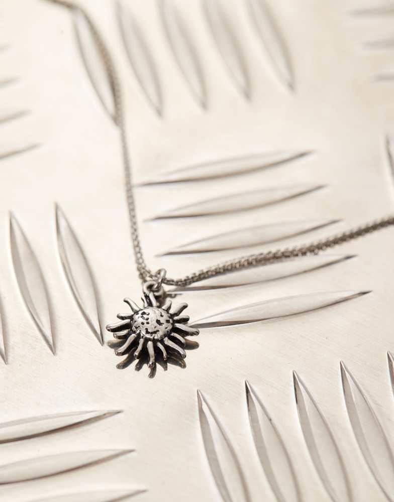 CLASSICS 77 Classics 77  sun pendant chain necklace in silver
