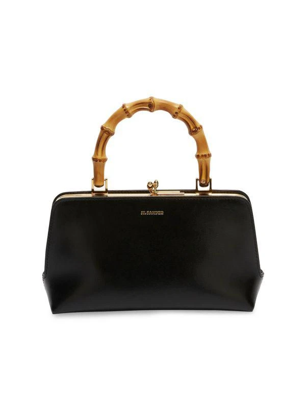 Jil Sander Mini Goji Leather Top Handle Bag 1