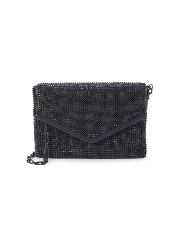 Whiting 
Davis Dorothy Embellished Envelope Crossbody Bag 1