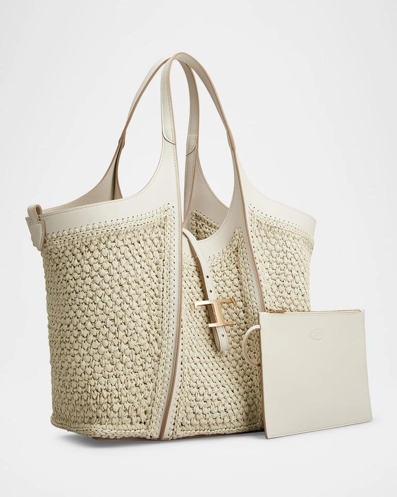 Tod's Crochet Shopping Tote Bag 3