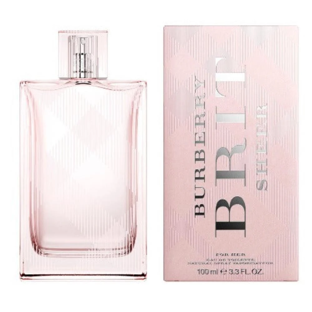 Burberry Brit Sheer Eau De Toilette  Women's Perfume 3.4 Oz 1
