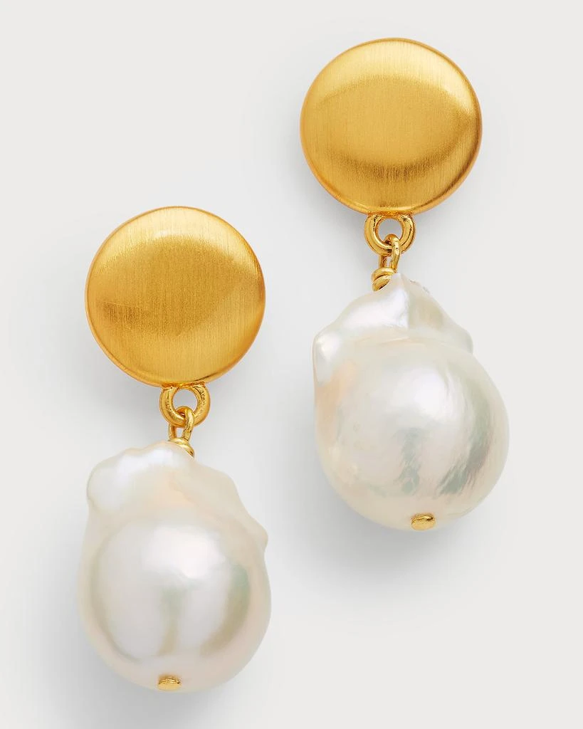 NEST Jewelry Baroque Pearl Drop Earrings 1