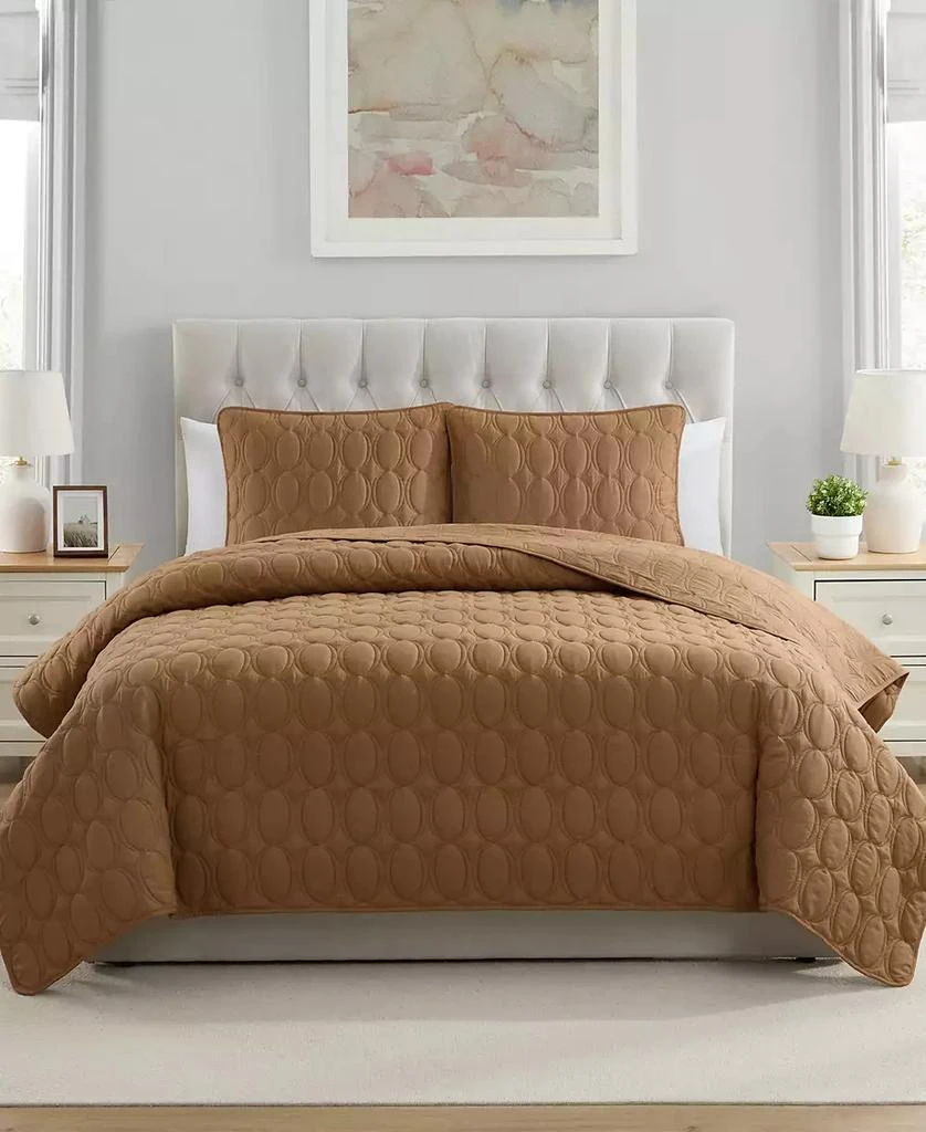 VCNY Home Circles Pinsonic 3-Pc. Quilt Set 1