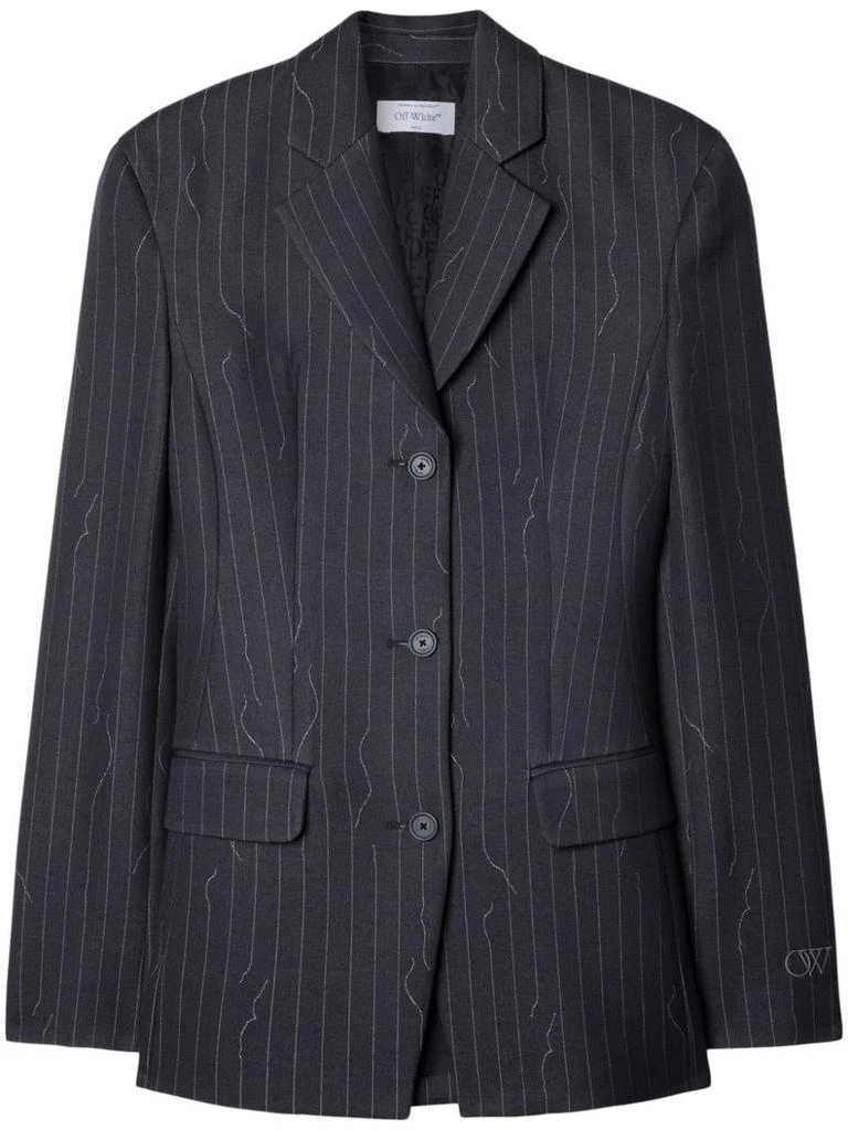 Off-White Off-White Pinstripe Blazer 1