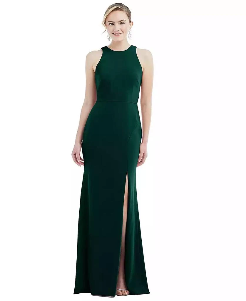 green emerald velvet dress Shop White Fitted Bust With Waist Cutout Maxi Dress - for Women | OUTZIDR main image 0