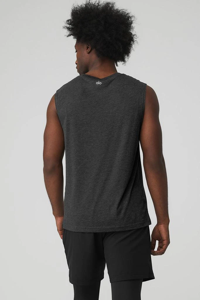 Alo The Triumph Muscle Tank - Black Heather 2